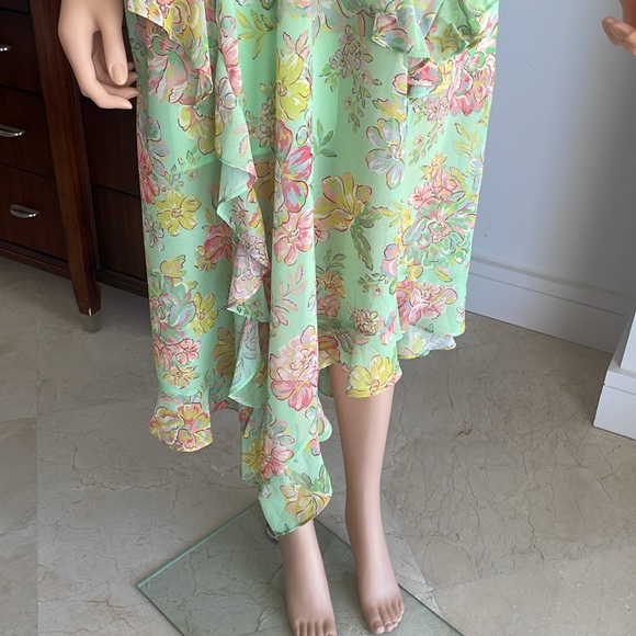 NWT STEVE MADDEN DELPHINE DRESS IN GREEN - Picture 5 of 13